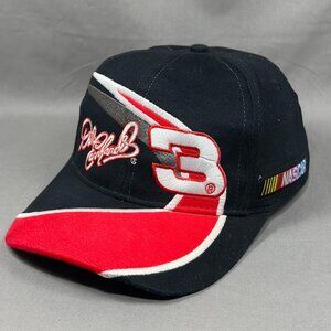 Vtg Dale Earnhardt #3 NASCAR Strapback Hat Cap Drew Pearson Baseball Child Youth